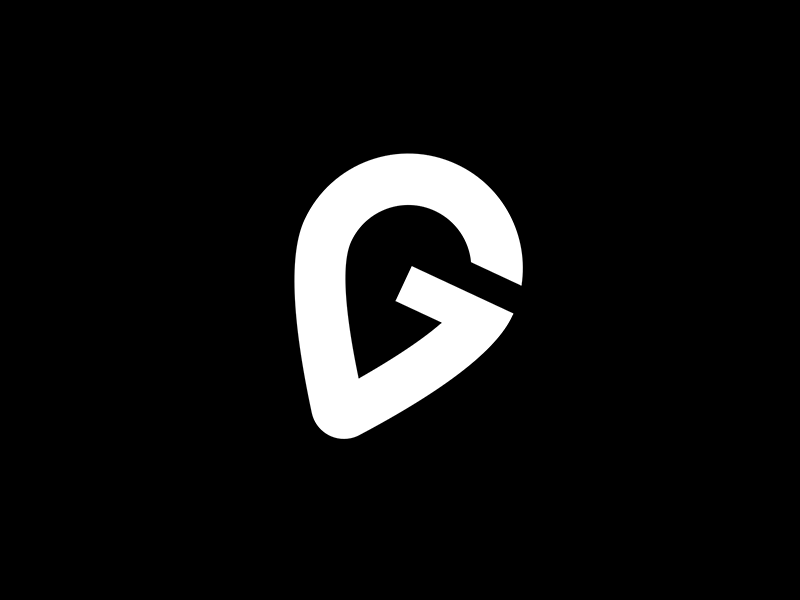 Gigsdeep location letter g g logo