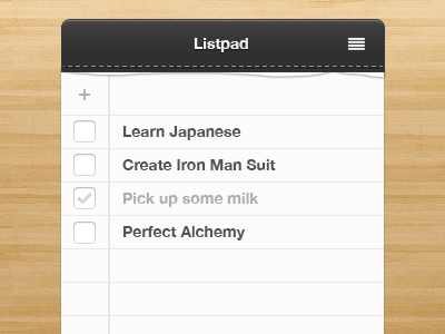 Listpad