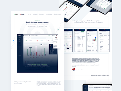 Mailgun: Email delivery, supercharged dashboad mailing product design ui ui design ux webdesign website