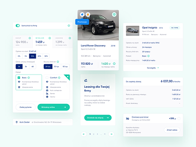 Automarket - Automotive market experience - Components