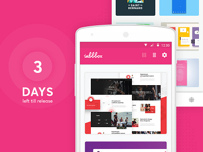 Inbbbox for Android android app dribbble inbbbox release shots