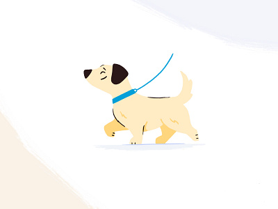Dog Walking Landing Page Services animals branding design dog dog illustration dogs homepage illustration landingpage pet petshop web