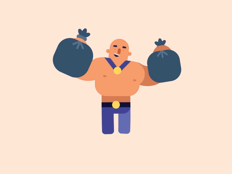 Champion in recycling by Rachouan Rejeb on Dribbble