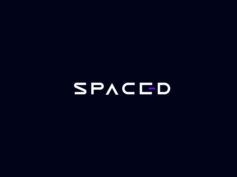 SPACED challenge Logo dan petty interafce ios logo motion rocket space space travel spaced spaced challenge web