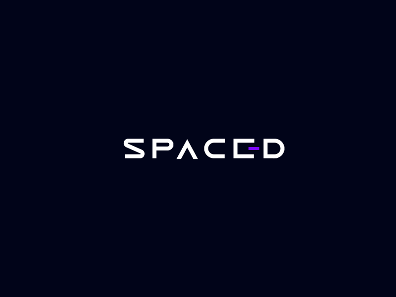 SPACED challenge Logo interafce web space travel rocket ios logo motion space dan petty spaced challenge spaced