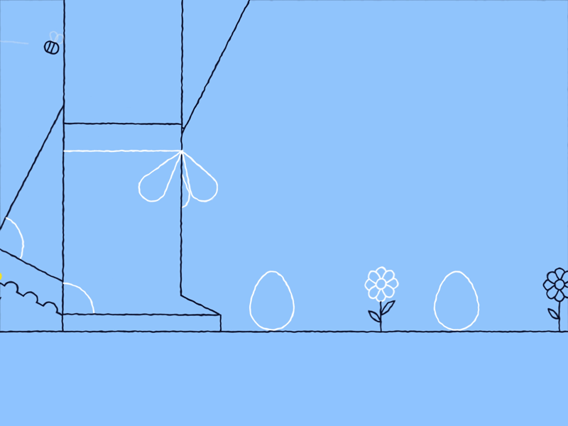 Easter Dribbble walking animation farmer egg chicken illustration animation easter