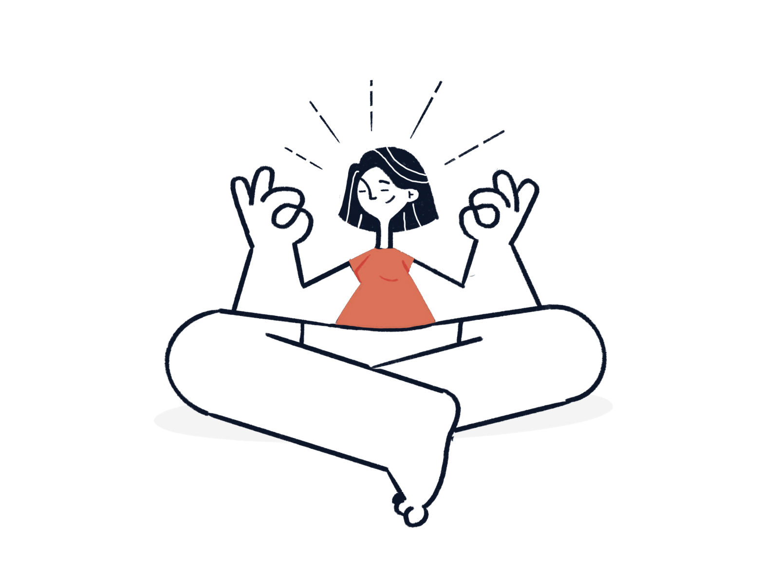 10 Minute Habits: Meditation by Rachouan Rejeb for BestSelfco on Dribbble