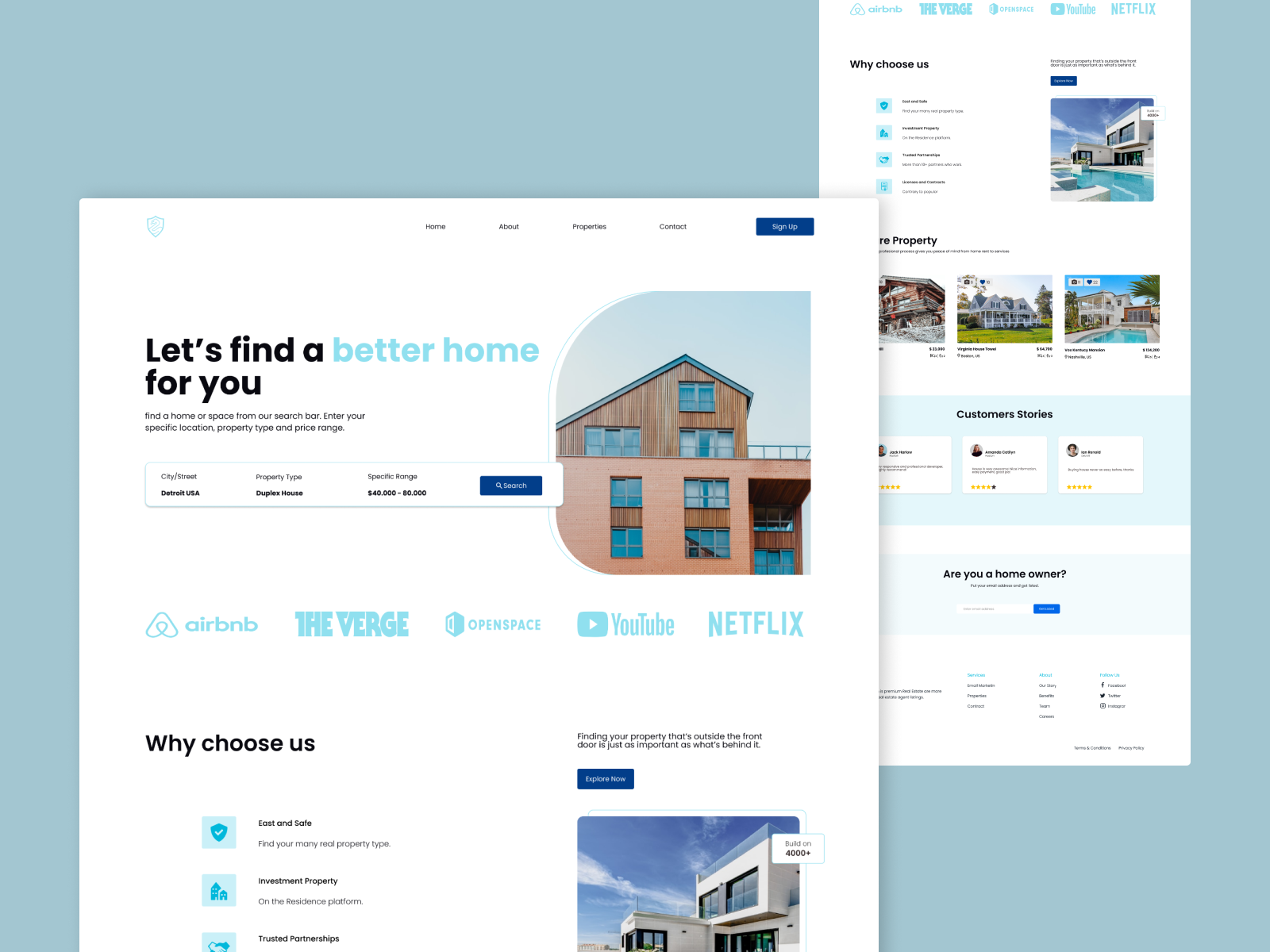 Slyeen Real Estate Agent by Dadan Nurohman on Dribbble