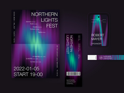 NORTHERN LIGHTS FEST brand identity