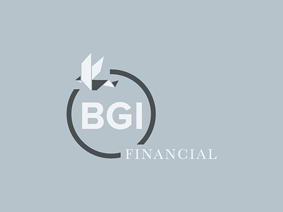 BGI Financial | Brand Concept bird bold branding circle identity logo mark serif