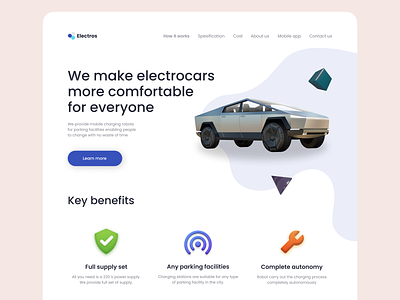 Landing Page Website Design app design illustration mobile app typography ui ux website