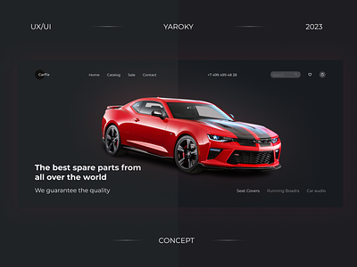 CarFix - Ecommerce Autoparts Store | Concept concept design e commerse product ui ux web design