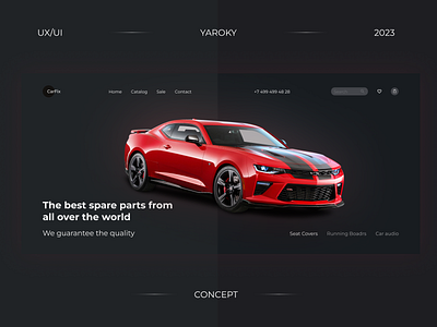 CarFix - Ecommerce Autoparts Store | Concept