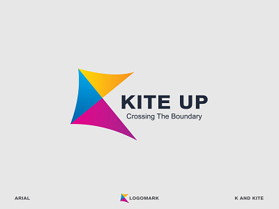 K lettremark logo with Kite Combined