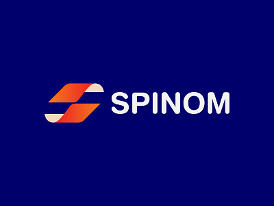 spinom logo design, Modern S