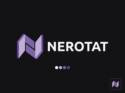 NEROTAT SOFTWARE AGENCY ,Modern N Logo a to z abstract apps icon business colorful creative digital digital agency financial investment gadient initial letter logo design logo type mark marketing modern n n simple logo software logo tech