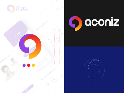 aconiz, Modern a Logo a a to z abstract logo agency app icon brand business colroful creative letter logo logo trend 2021 mark modern a modern logo professional simple startup type