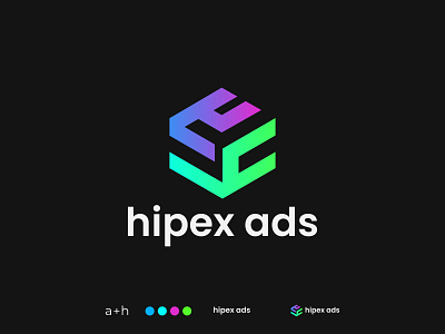 hipex ads,  a h  Logo Design