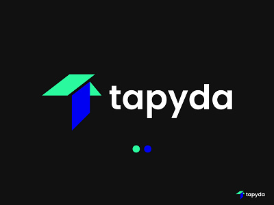 tapyda, Modern T Logo abstract app logo balance transfer brand identity getway logo modern t money order payment service software logo startup symbol t technology transaction trip trip bill pay