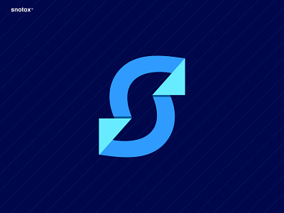 Modern S Logo For Snotox