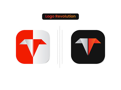 Logo Revolution , Abstract T Logo Design, Touhid