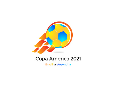 Copa America 2021 argentina branding brazil copa america 2021 creative logo flame logo football logo logo mak modern logo world cup