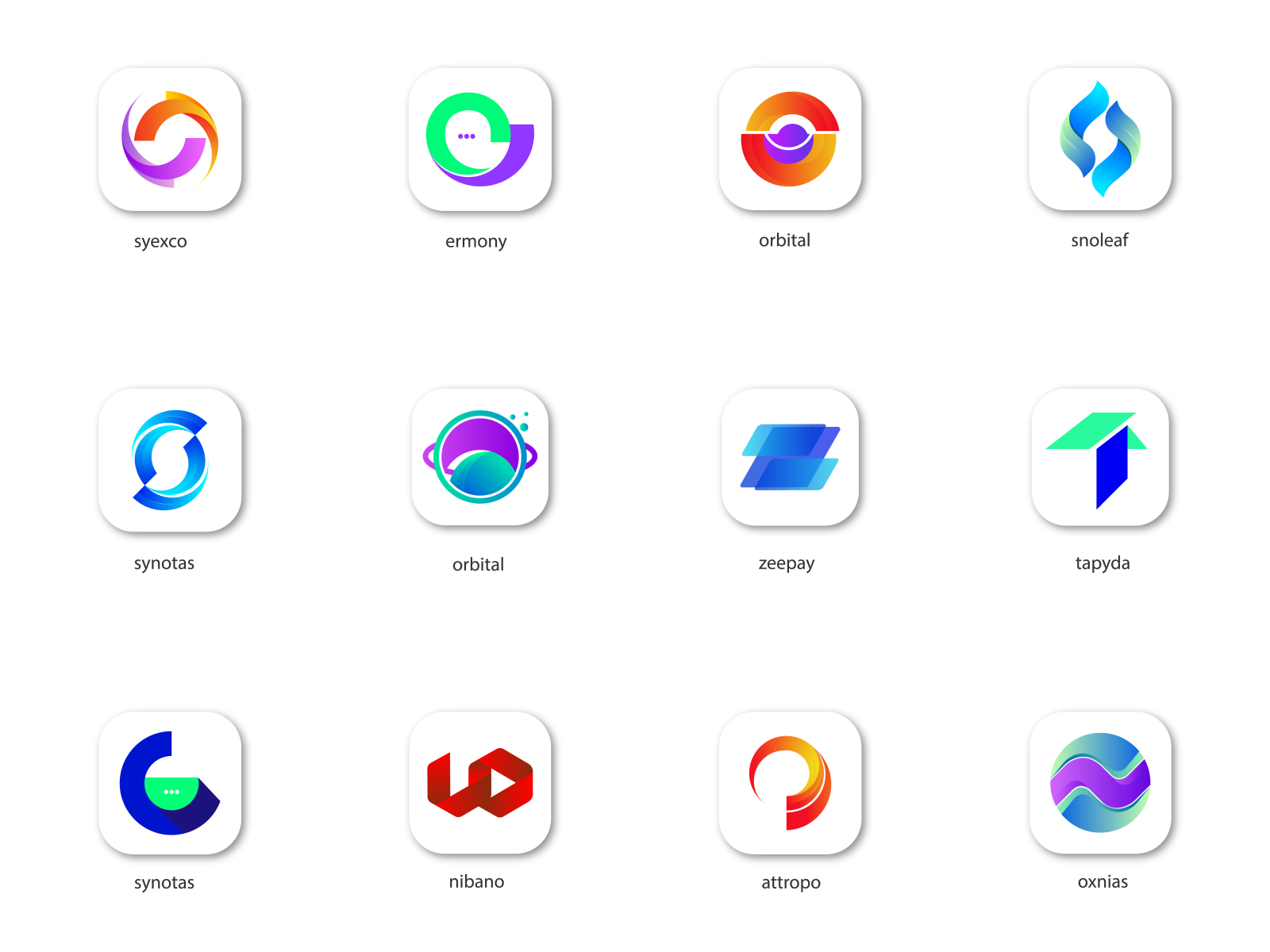 App Logo Design, Modern Logos by Touhid | Logo Designer on Dribbble