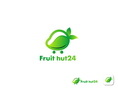 Fruit hut24, Ecommerce Logo