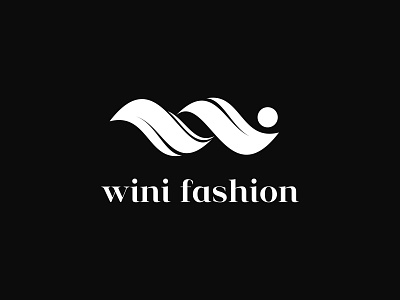 Wini fashion Brand Logo design black and white brand identity branding business logo colorful creative logo design ecommerce fashion logo feminine logo letter logo logo design logo idea minimal logo modern w professional simple logo