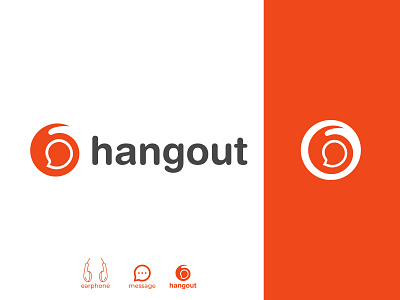 hangout logo concept | messaging |video call |audio