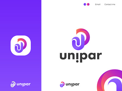 U+P combined Logo Design