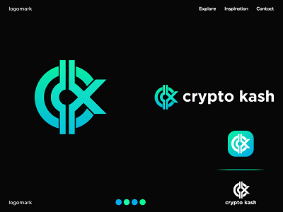 Cryptocurrency Logo | Modern CK logo