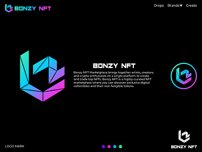 NFTs Logo concept | Letter bN |NFT marketplace assets bitcoin blockchain bnb brand identity crypto cryptocurrency ecommerce ethereum logo logo design meta metaverse logo nft nft logo nfts nfts logo tech logo token virtual reality