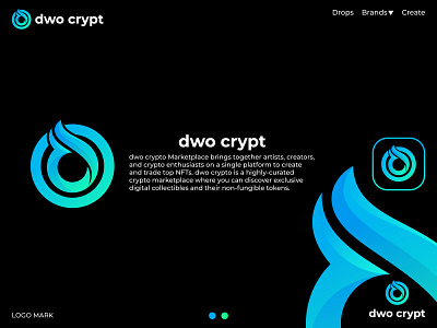 Crypto logo concept