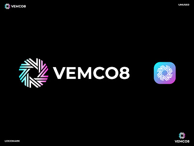VEMCO8 Logo concept abstract block blockchain logo brand identity branding community connect connecting crypto ecommerce logo logo design logo exploration metaverse modern logo nft team technology unity visual identity