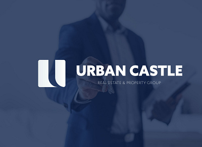 URBAN CASTLE LOGO adobe illustrator brand identity branding design flat logo logo design logomark minimal typography