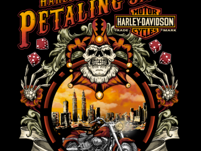 Design for Harley-Davidson of Petaling Jaya, Malaysia branding design icon illustration logo typography vector