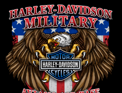 Harley-Davidson Military design branding design icon illustration logo typography vector