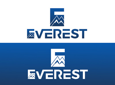 everest logo DESIGN brand identity icon logo logo design typhography