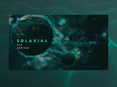 Solaxial - UI Landing Page Website Design branding design graphic design ui uiux website website design