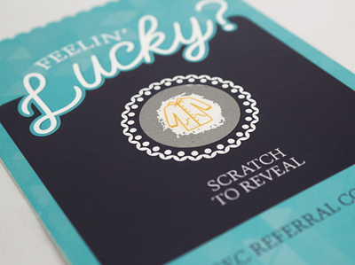 lotta new recruits | recruitment lottery design diecut icon illustration typography