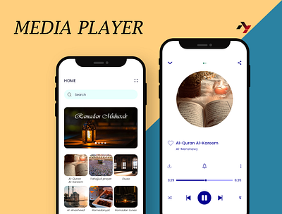 media player app design ui ux