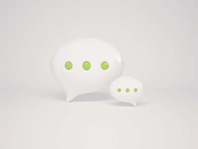 Message Icon design by 3D max
