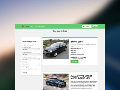 Carfinder updated UI bootstrap css html php responsive ui ux web design web development