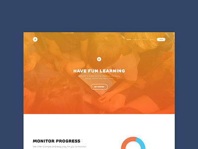 Wizkids Redesign design education flat fun gradient learning redesign school ui ux web web design