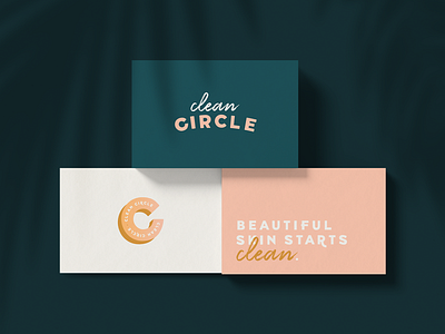 Clean Circle brand identity brand identity design branding expert graphic designer logo logo design skincare brand