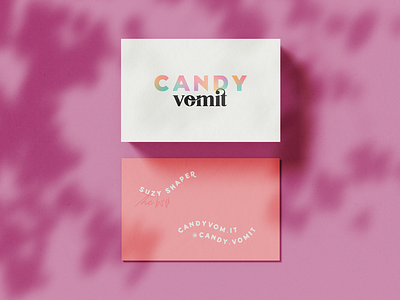 Candy Vomit brand identity brand identity design branding expert graphic designer hair colour brand hair dye branding logo design
