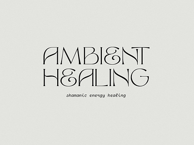 Ambient Healing brand identity brand identity design branding expert graphic designer logo design positive affirmations positive energy shamanic healing shamanic reiki