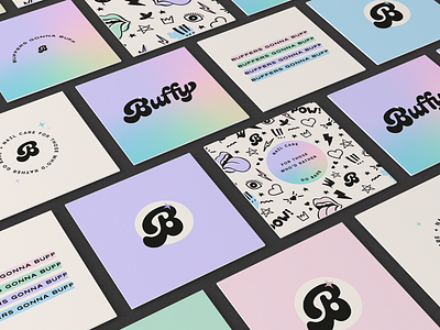 Buffy brand identity brand identity design branding expert cosmetics brand graphic designer logo design nail buffer