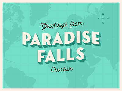 Paradise Falls by Drew Du on Dribbble